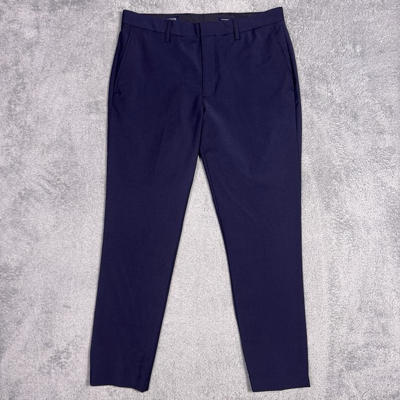 J.CREW Other - J.Crew Thompson Tapered Dress Pants Mens 32x30 Navy Blue Wool Stretch Chino